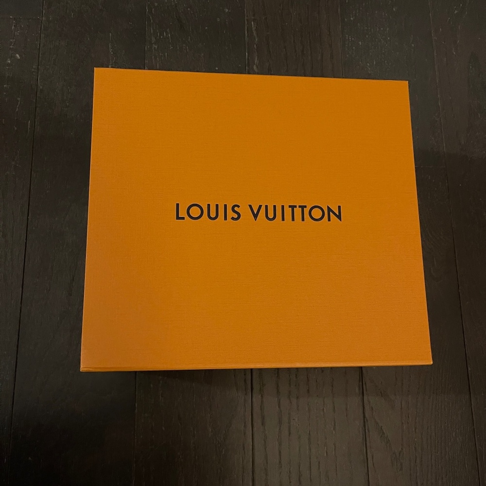 Louis Vuitton full set large empty box shopping bag home decoration storage